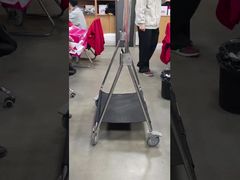 Foldable Stainless Steel Display Stand - Heavy-Duty & Portable