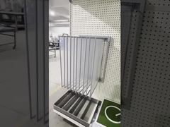 Retail Metal Poster Display Stand Customizable