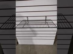 See Why Choose SHELF WITH FRONT LIP -BLACK - GRID / SW